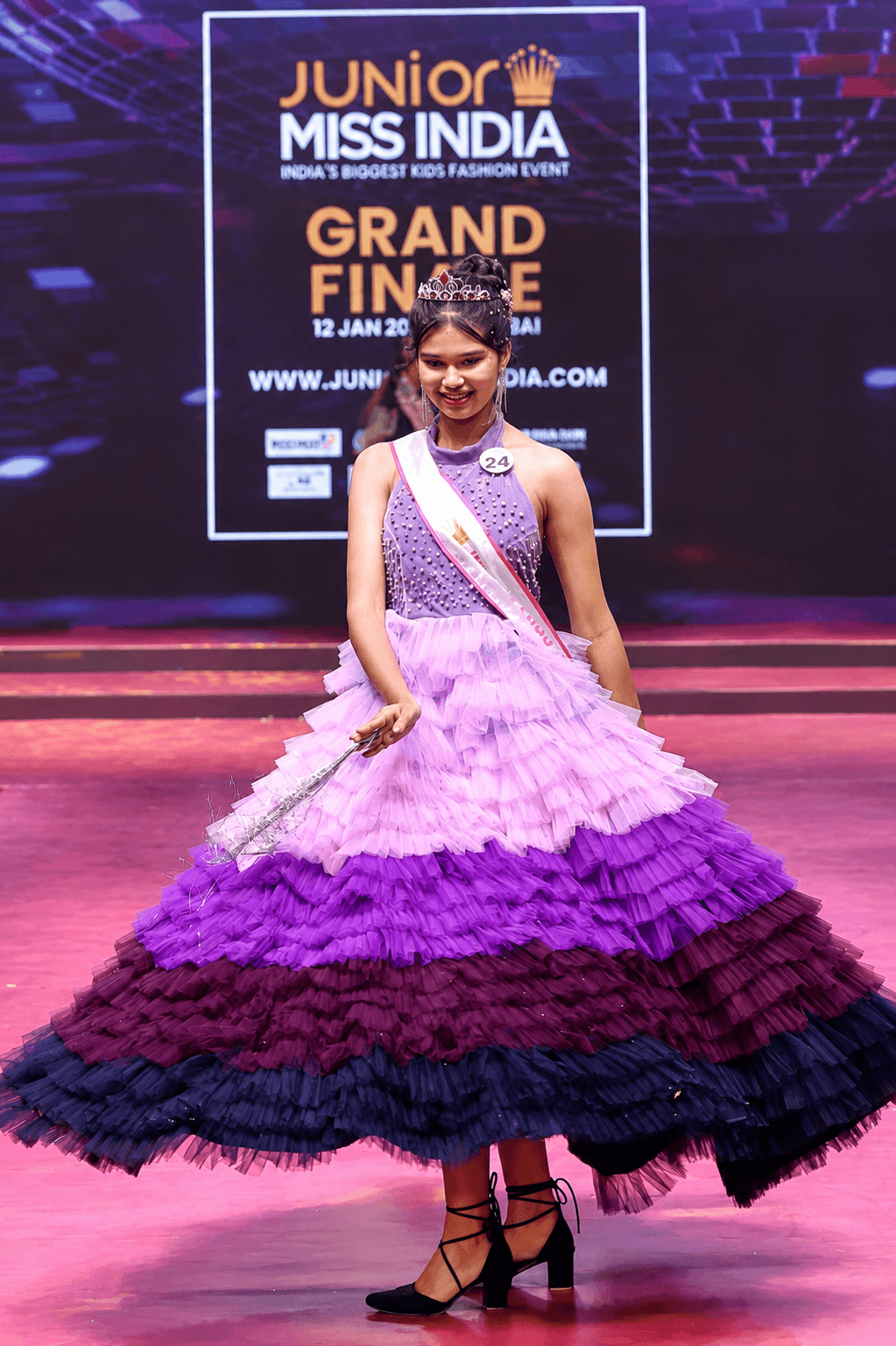 ONSA student celebrating on a national fashion platform