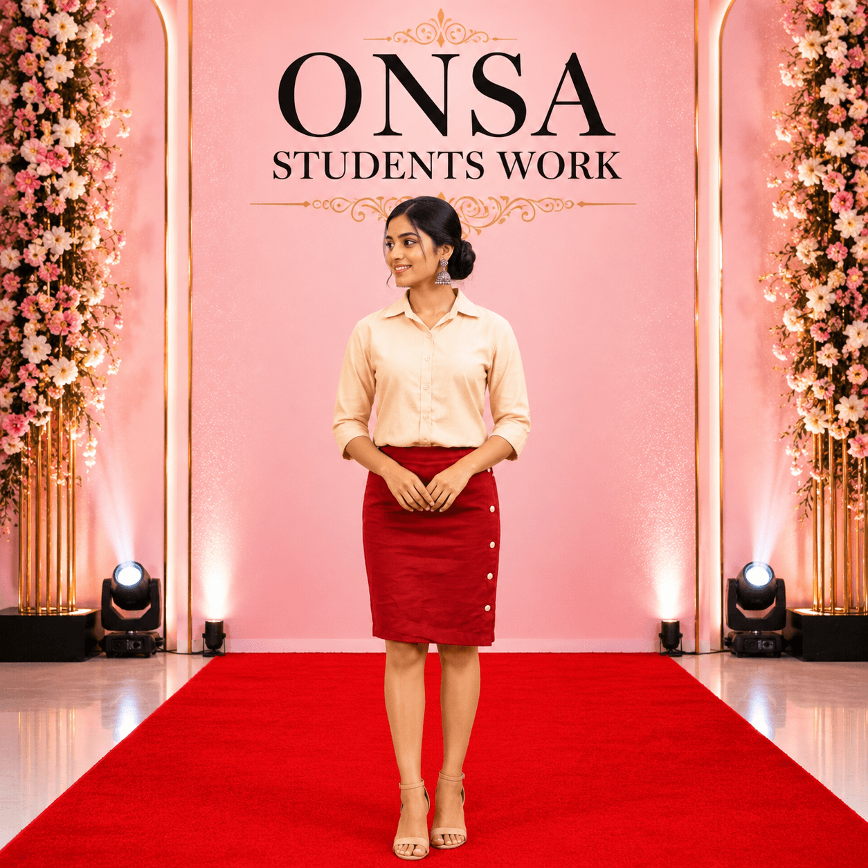 Kidswear design stitched during ONSA's online kids fashion course