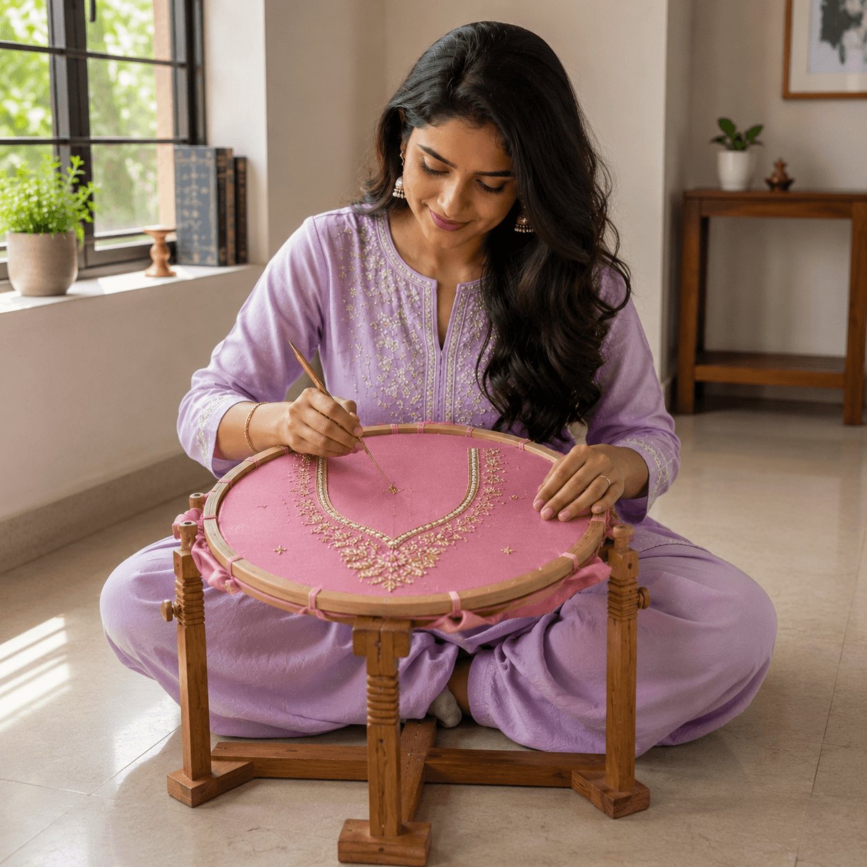 Aari embroidery course online India — ONSA Professional Aari Embroidery Course