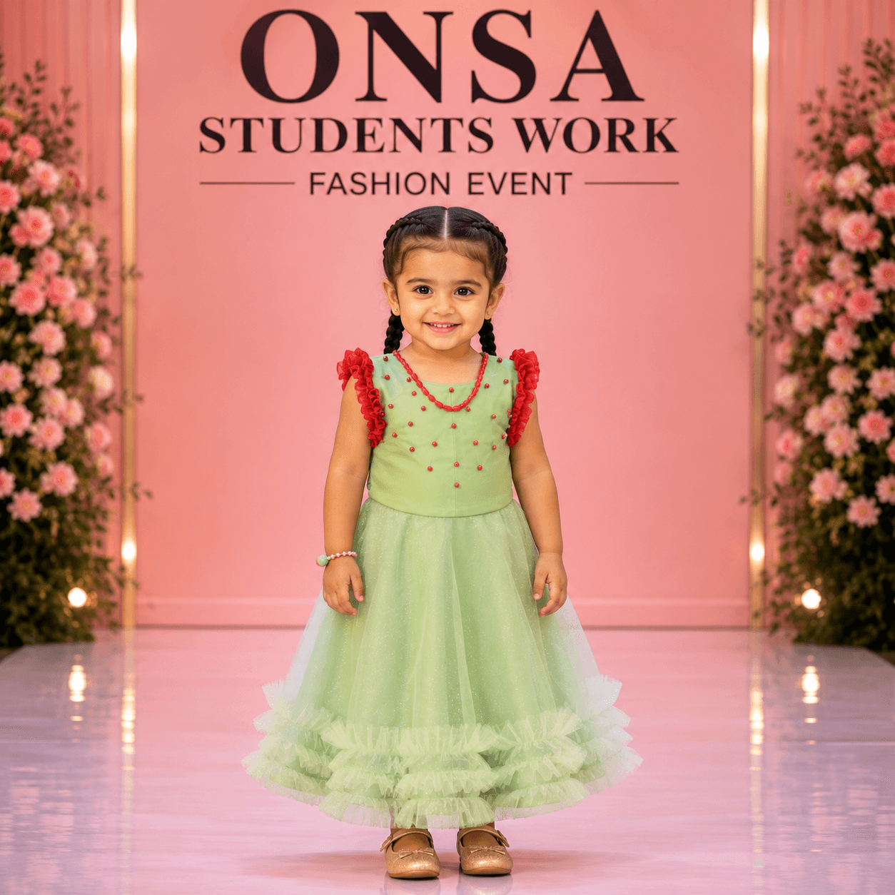 ONSA Kids Wear Foundation — student stitching a kids' frock — photo 1 of 4