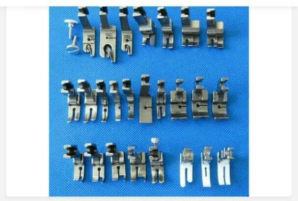 Collection of different sewing machine presser feet types — ONSA sewing blog