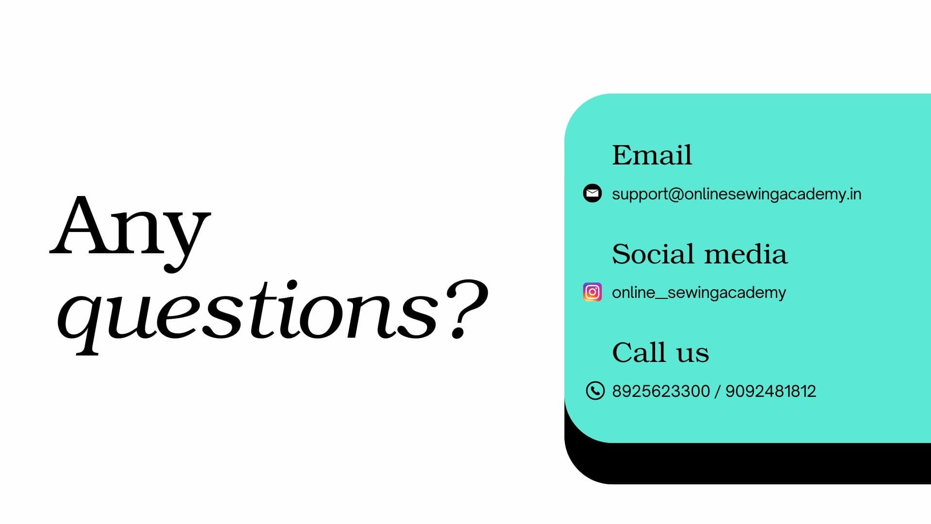 The ONSA team ready to help with your online tailoring questions