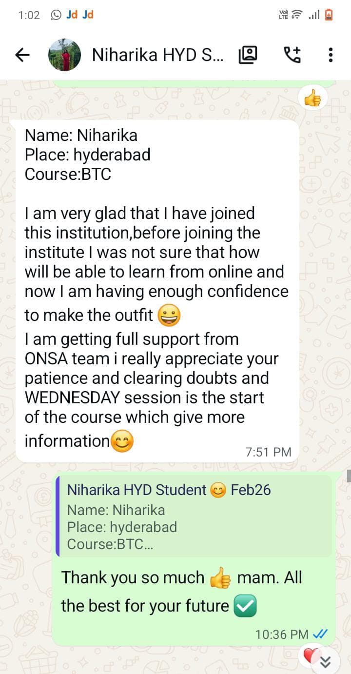 ONSA student review screenshot 7