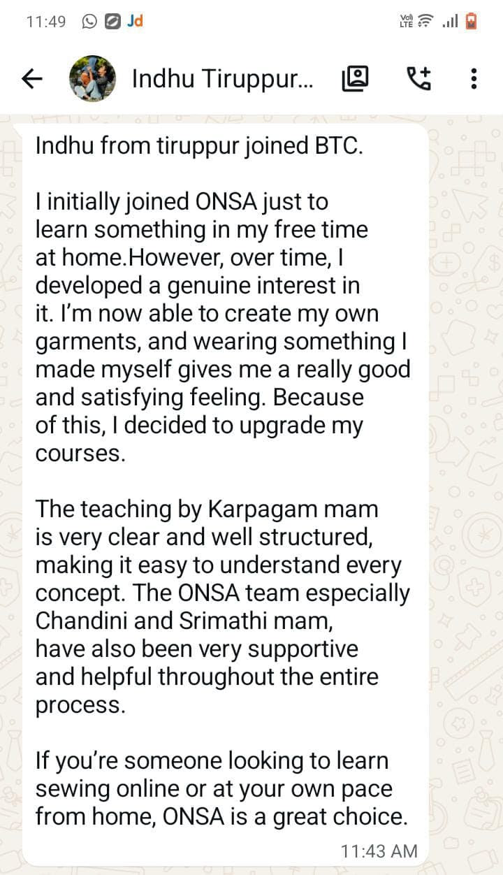 ONSA student review screenshot 8