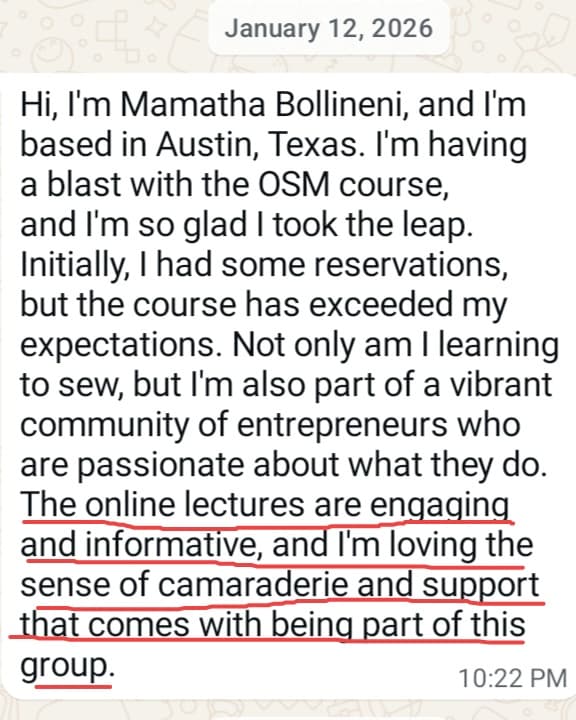 ONSA student review screenshot 5