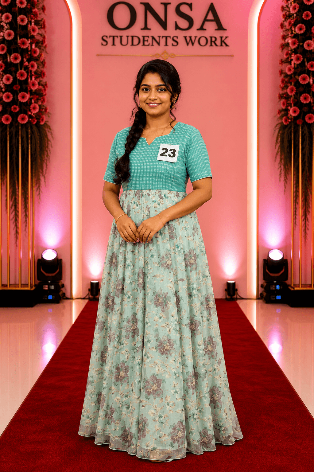 NRI student learning Indian sewing and fashion designing online from abroad — photo 1